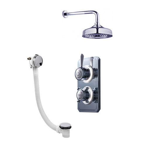 Larger image of Crosswater Belgravia Digital Digital Shower Valve Pack 27 (L-Head, HP).