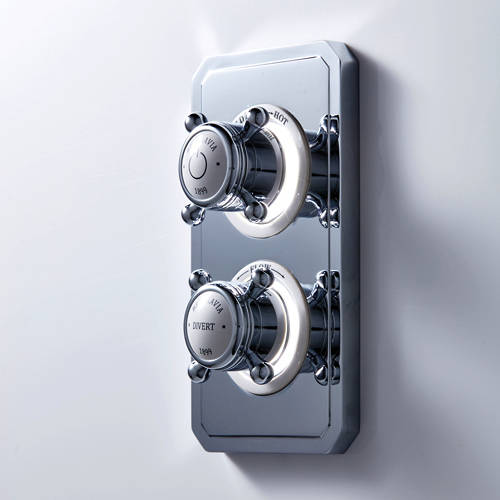 Example image of Crosswater Belgravia Digital Shower & Bath Valve With Remote (X-Head, HP).