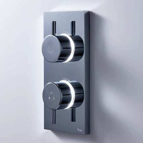 Example image of Crosswater Kai Lever Showers Digital Shower Valve & Remote (2-Way, HP)