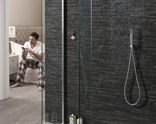 Example image of Crosswater Elite Digital Showers Digital Shower With 3 Outlets (Black).