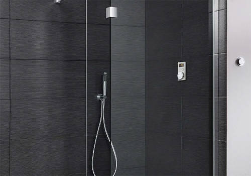Example image of Crosswater Elite Digital Showers Digital Shower, 3 Outlets & Remote (White).