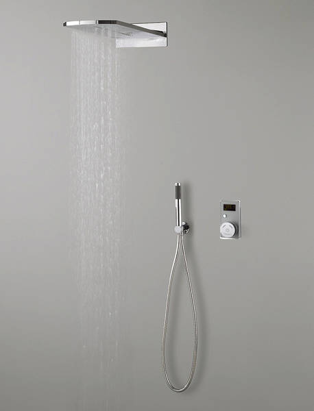 Larger image of Crosswater Elite Digital Showers Evo Digital Shower Pack (White).