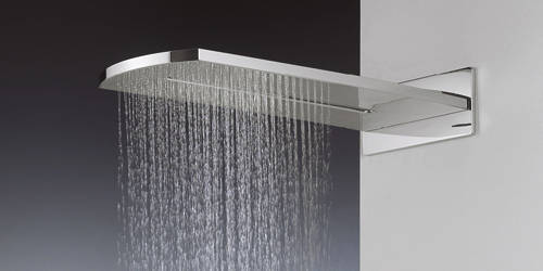 Example image of Crosswater Showers Wall Mounted Multifunction Shower Head 235x593mm.