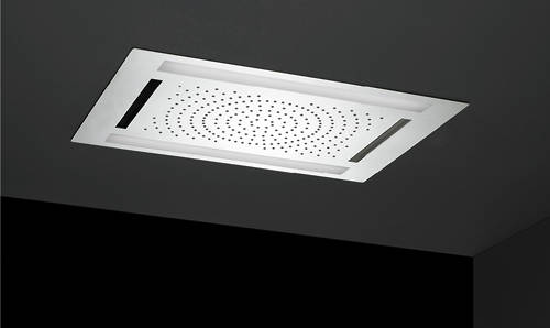Example image of Crosswater Illuminated Rio Revive Shower Head & LED Lights (600x400mm).