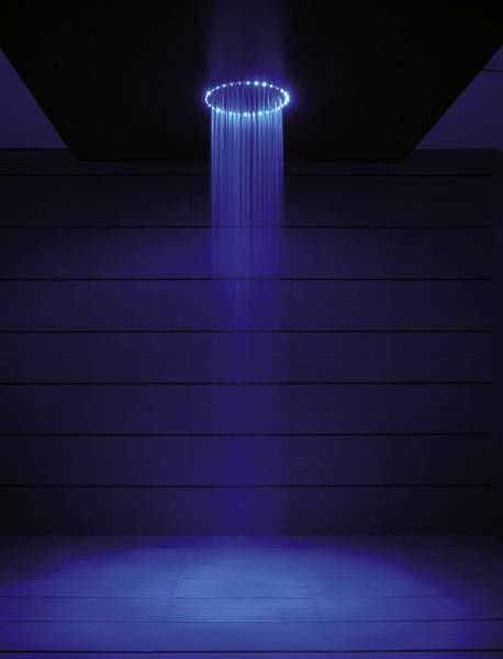 Example image of Crosswater Illuminated Rio Blue LED Shower Head (240mm diameter).