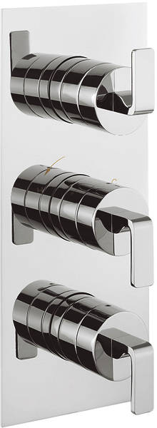 Larger image of Crosswater KH Zero 1 Thermostatic Shower Valve With Diverter (3 Outlets).