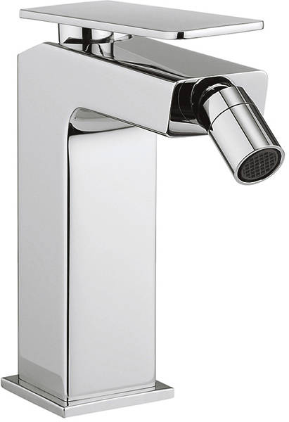 Example image of Crosswater KH Zero 3 Bidet Mixer Tap With Lever Handle & Waste (Chrome).