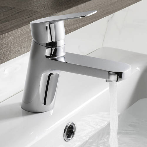 Larger image of Crosswater KH Zero 6 Basin Mixer Tap With Lever Handle (Chrome).