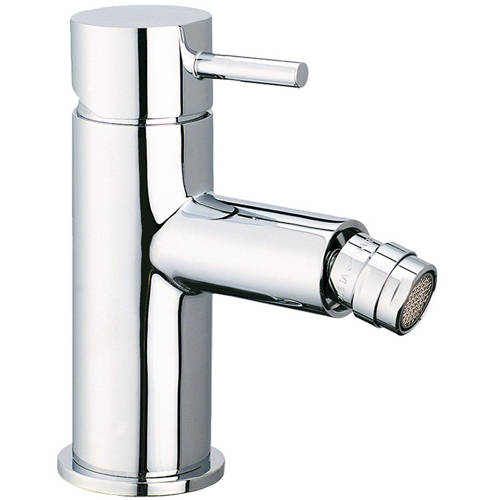 Larger image of Crosswater Kai Lever Showers Bidet Mixer Tap With Pop Up Waste (Chrome).