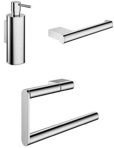 Larger image of Crosswater Mike Pro Wall Mounted Bathroom Accessories Set (Pack A3).