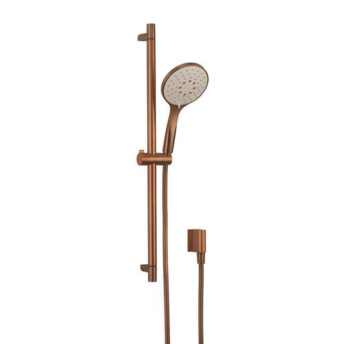 Larger image of Crosswater MPRO Slide Rail Shower Kit (Brushed Bronze).
