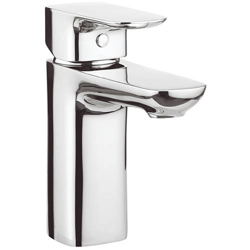 Larger image of Crosswater Serene Basin Mixer Tap With Waste (Chrome).