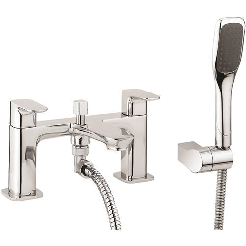 Larger image of Crosswater Serene Bath Shower Mixer Tap With Kit (Chrome).