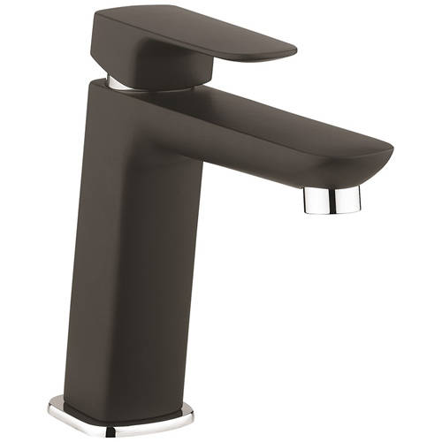 Larger image of Crosswater North Basin Mixer Tap (Matt Black).