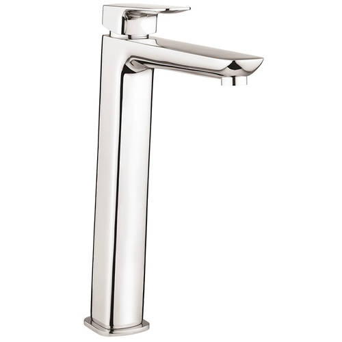 Larger image of Crosswater North Tall Basin Mixer Tap (Chrome).