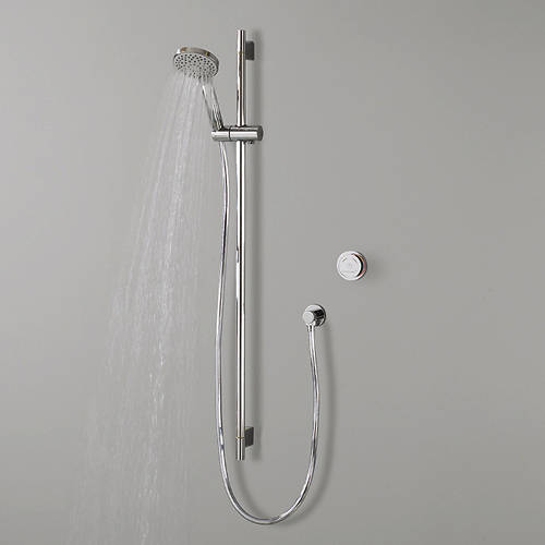 Larger image of Crosswater Solo Digital Showers Digital Shower With Slide Rail Kit.