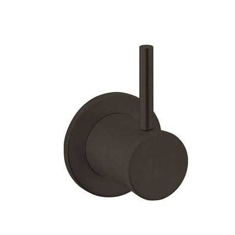 Larger image of Crosswater Industrial 2 Way Shower Diverter (Carbon Black).