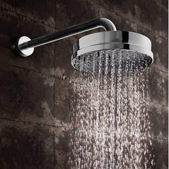 Example image of Crosswater Industrial Shower Head 8" (Chrome).