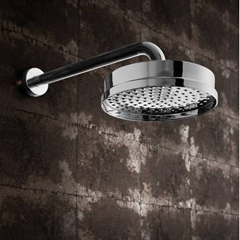 Example image of Crosswater Industrial Shower Head 8" (Chrome).