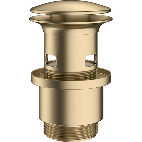 Larger image of Crosswater MPRO Slotted Click Clack Basin Waste (Brushed Brass).