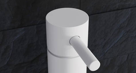 Example image of Crosswater MPRO Wall Mounted Basin Mixer Tap (2 Hole, Matt White).