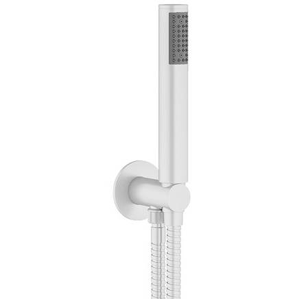 Larger image of Crosswater MPRO Designer Shower Handset & Bracket Outlet (M White).