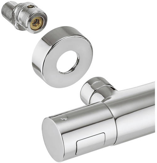 Example image of Crosswater Parts Exposed Shower Unions With Integrated Shutoff.