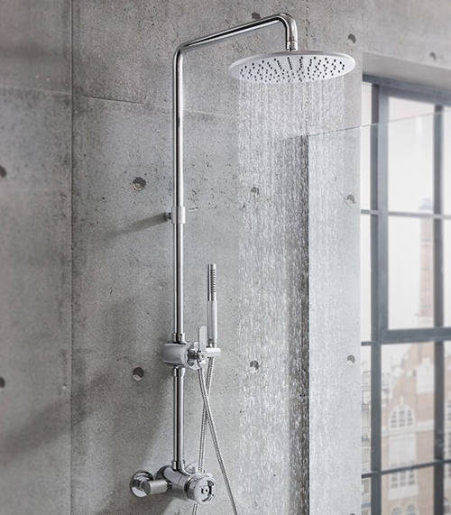 Example image of Crosswater UNION Thermostatic Multifunction Shower Set (Chrome).