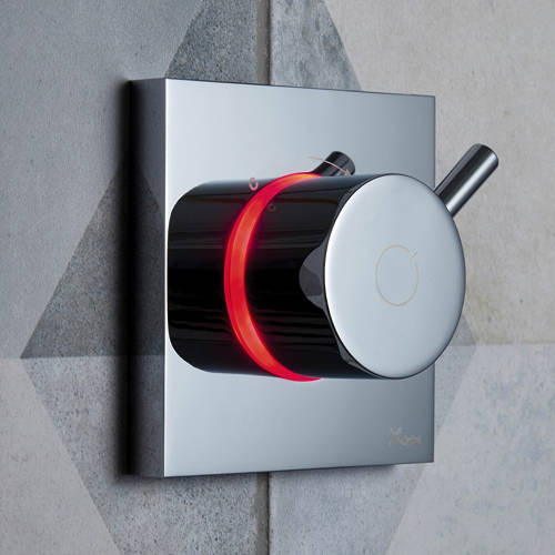 Example image of Crosswater Kai Lever Showers Digital Shower Valve With Remote (HP).