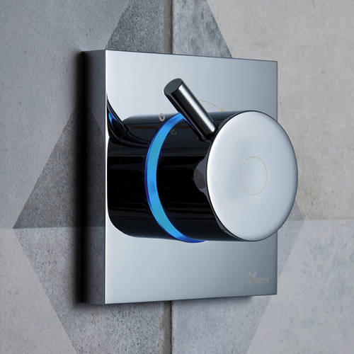 Example image of Crosswater Kai Lever Showers Single Outlet Digital Shower Valve (LP).