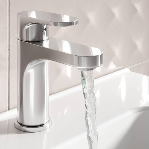 Example image of Crosswater Style Basin & 4 Hole Bath Shower Mixer Tap Pack With Kit (Chrome).