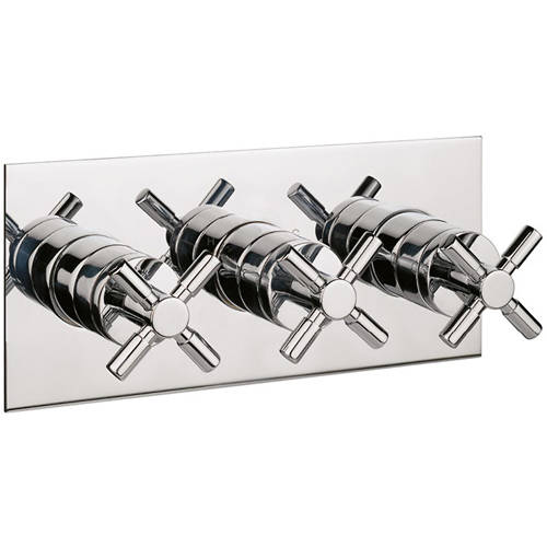 Larger image of Croswater Totti II Shower Valve With 2 Outlets & Diverter (Chrome).