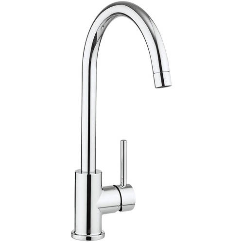 Larger image of Crosswater Kitchen Taps Tropic Side Control Kitchen Tap (Chrome).