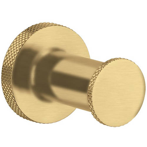 Larger image of Crosswater UNION Robe Hook (Brushed Brass).