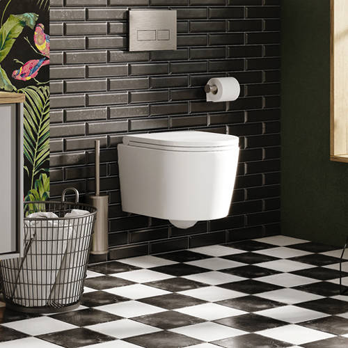 Example image of Crosswater UNION Wall Mounted Toilet Brush & Holder (Chrome).