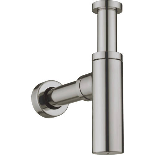 Larger image of Crosswater UNION Bottle Trap With 400mm Pipe (Brushed Nickel).