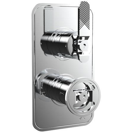 Larger image of Crosswater UNION Thermostatic Shower Valve (1 Outlet, Chrome).