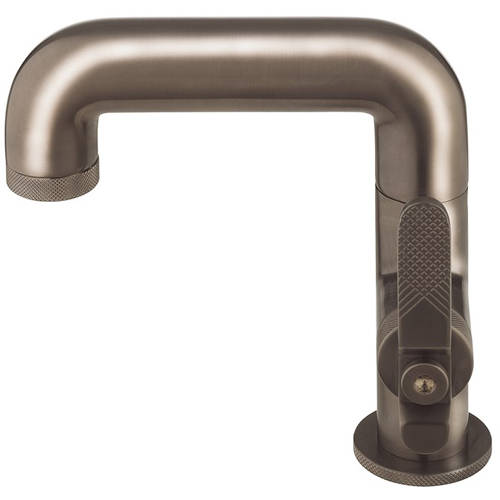 Example image of Crosswater UNION Basin Mixer Tap With Lever Handle (Brushed Black).