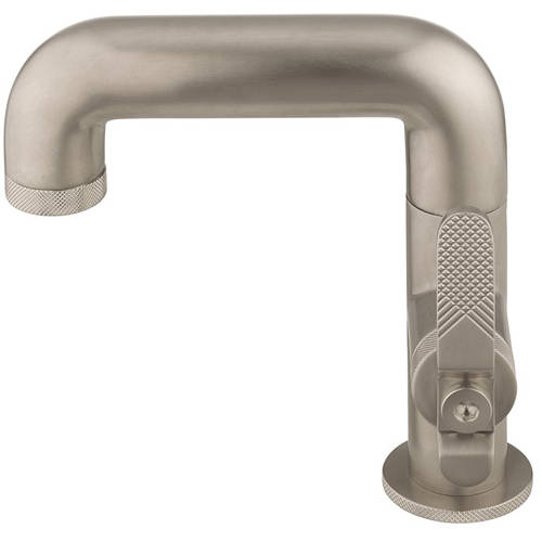 Example image of Crosswater UNION Basin Mixer Tap With Lever Handle (Brushed Nickel).