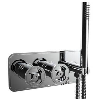 Larger image of Crosswater UNION Shower Valve With Handset (2-Way, Chrome).