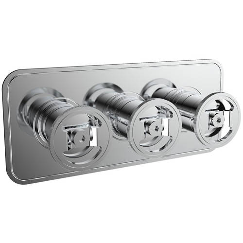 Larger image of Crosswater UNION Thermostatic Shower Valve (2 Outlets, Chrome).