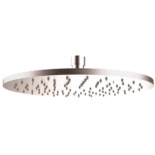 Larger image of Crosswater UNION Round Shower Head 250mm (Brushed Nickel).