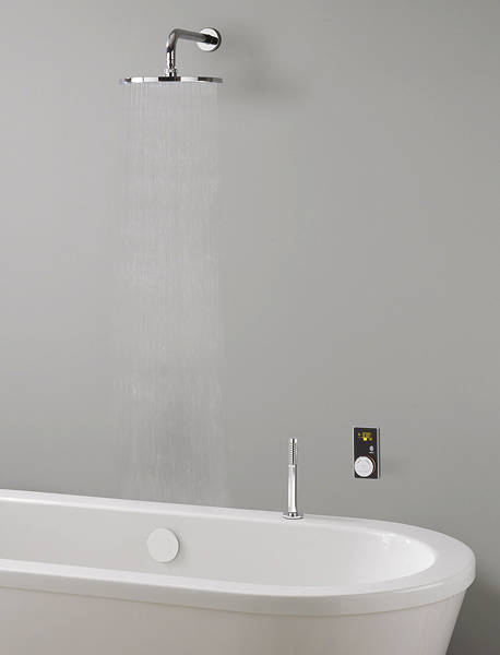 Larger image of Crosswater Elite Digital Showers Ultimate Shower & Bath Filler Pack (Black).