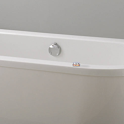 Larger image of Crosswater Solo Digital Showers Digital Bath Filler With Pop Up Waste.