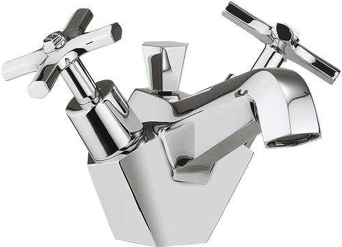 Example image of Crosswater Waldorf Basin & Bidet Mixer Tap Pack With Wastes.