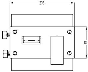 Technical image of Crosswater Water Square Wall Mounted Basin & Bath Filler Tap Pack.