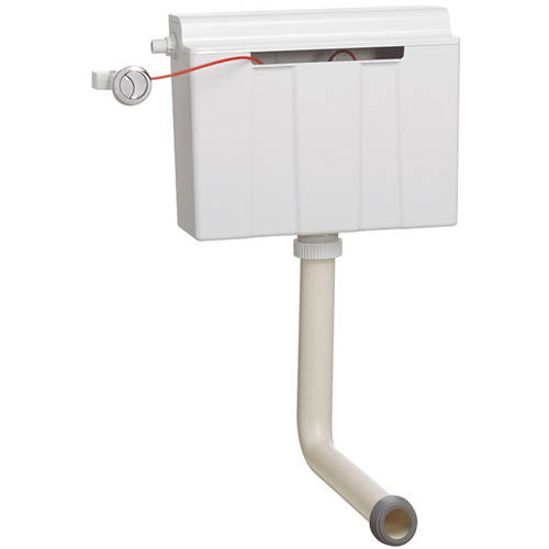 Larger image of Crosswater Parts Slimline Concealed Toilet Cistern With Dual Flush.