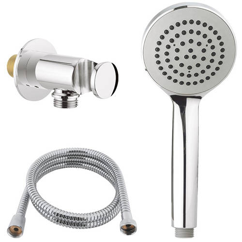 Larger image of Crosswater Wisp Premium Shower Kit (3 Mode, Chrome).