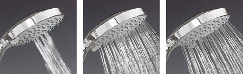 Example image of Crosswater Wisp LP Premium Shower Kit (3 Mode, Chrome).