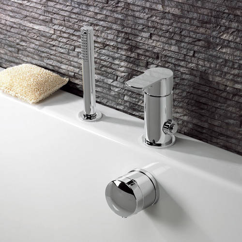 Example image of Crosswater Wisp Manual Shower Valve With Diverter (Chrome).